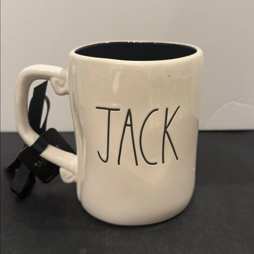 Rae Dunn The Night Before Christmas JACK Halloween Double-Sided Mug! NEW - Picture 4 of 12